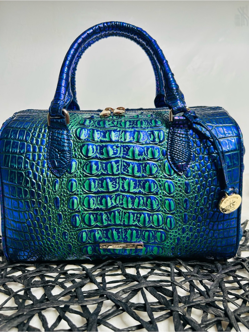 Brahmin Stacy Royalty Ombre Melbourne Satchel